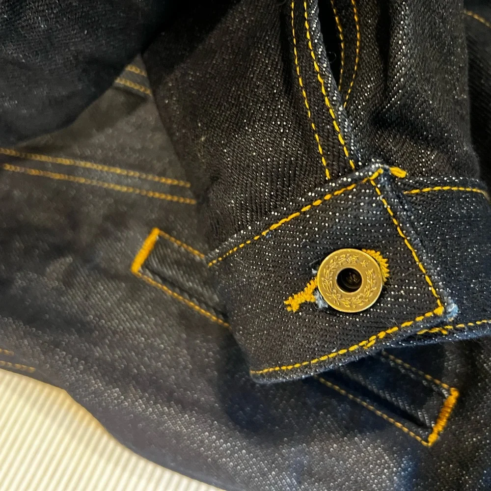 Ironside 16.5oz Sensei Japan Selvage Denim Jacket with Contrast Stitching - Picture 7 of 14